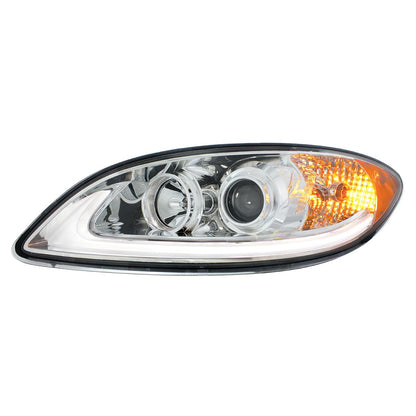 International Prostar Halogen Projection Headlight with Turn and LED Position Light Bar
