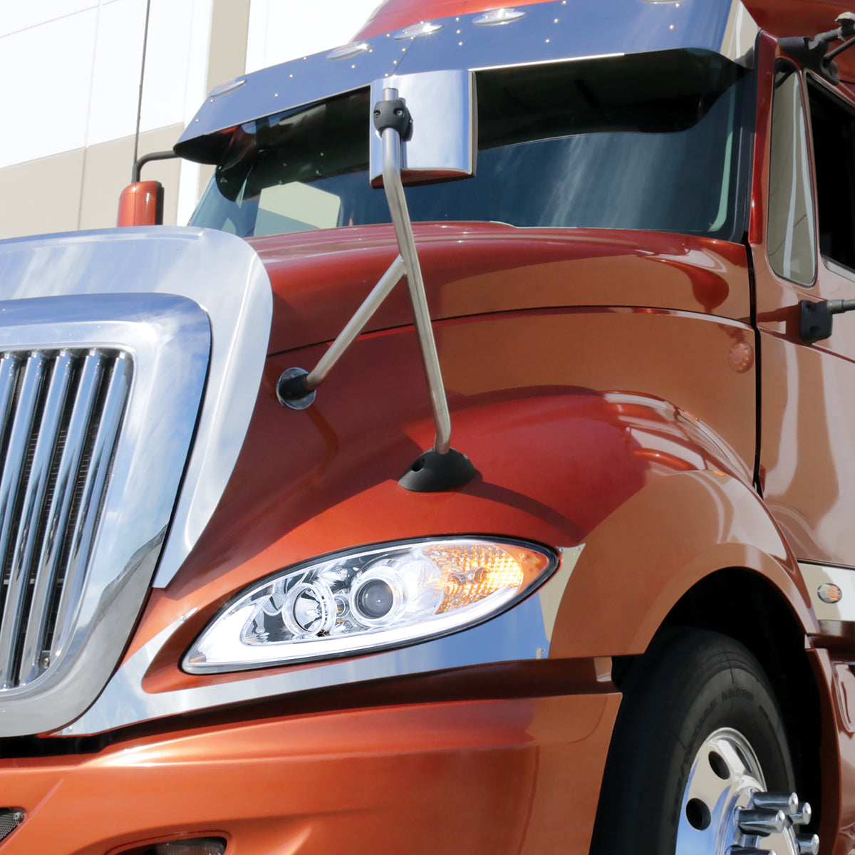 International Prostar Halogen Projection Headlight with Turn and LED Position Light Bar