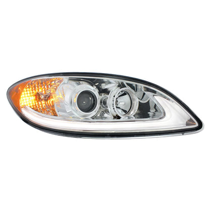 International Prostar Halogen Projection Headlight with Turn and LED Position Light Bar
