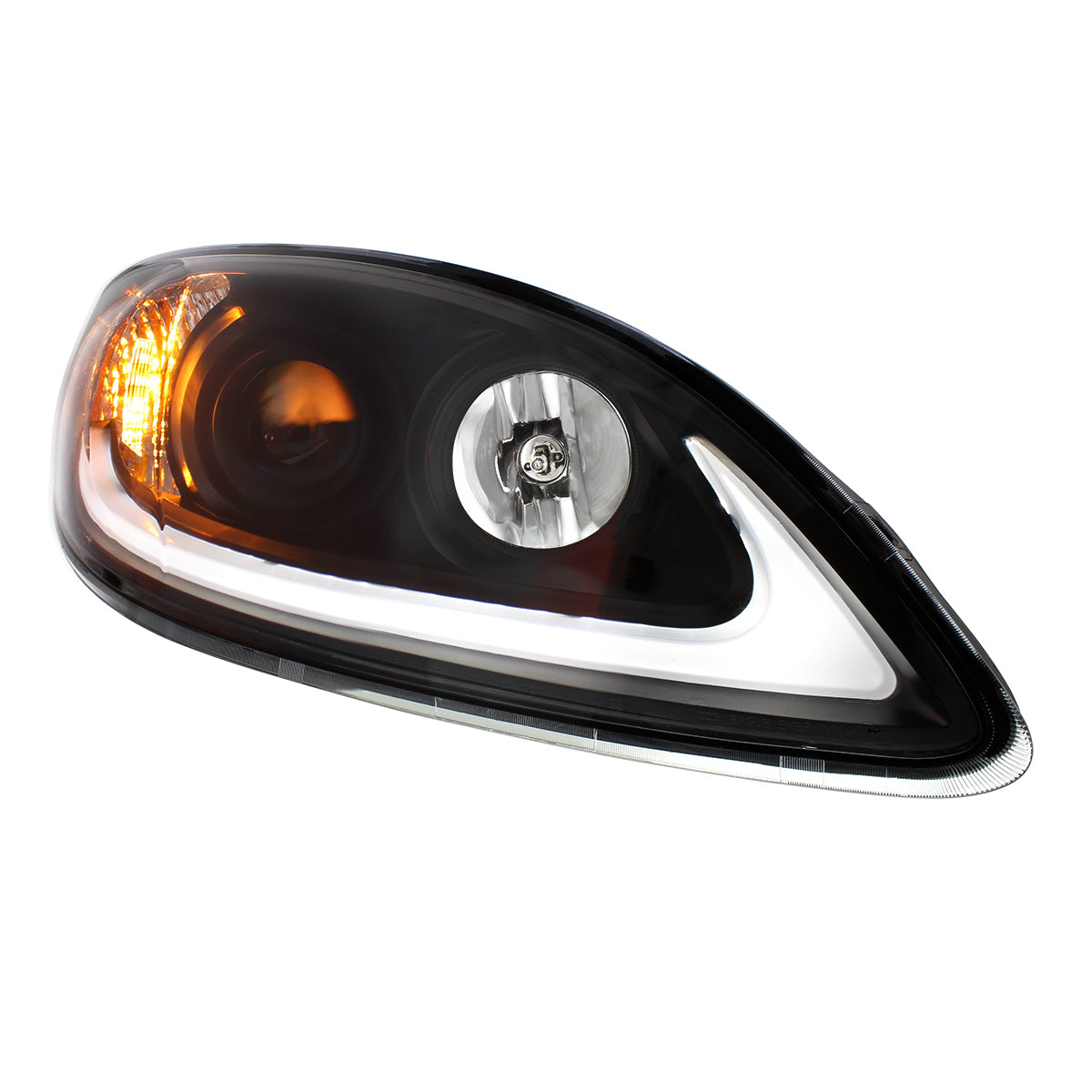 International Prostar Halogen Projection Headlight with Turn and LED Position Light Bar