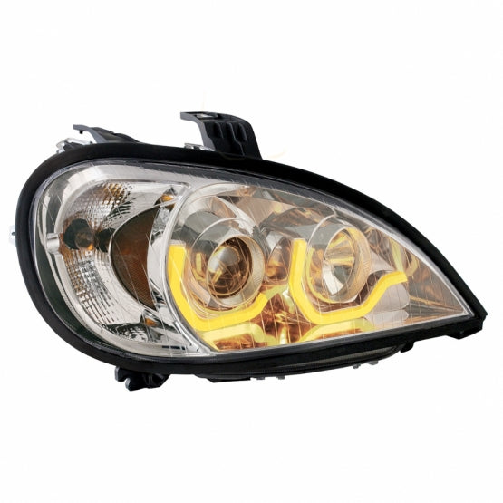 Freightliner Columbia 2001-2020 Projection Headlight with Turn Signal and Dual Function LED Position Light Bars