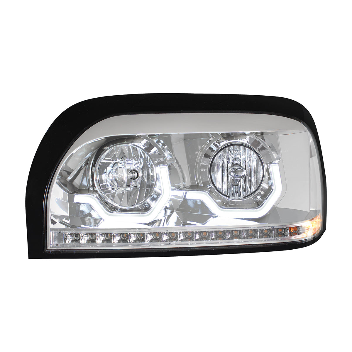 Freightliner Century 1996-2010 Headlight with LED Turn LED Position Light Bar