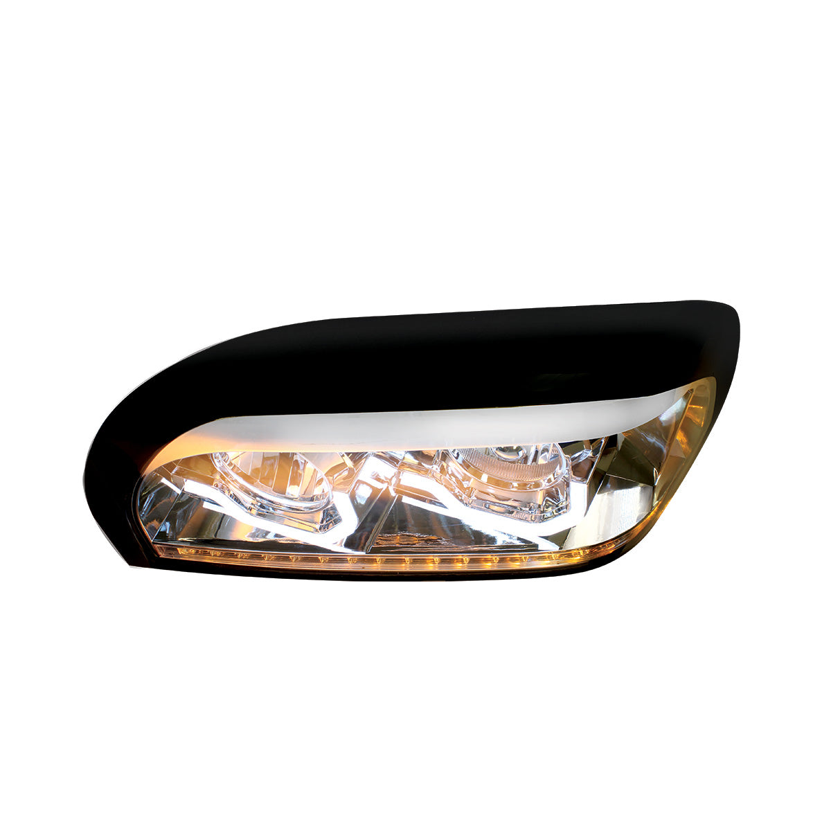 Freightliner Century 1996-2010 Headlight with LED Turn LED Position Light Bar