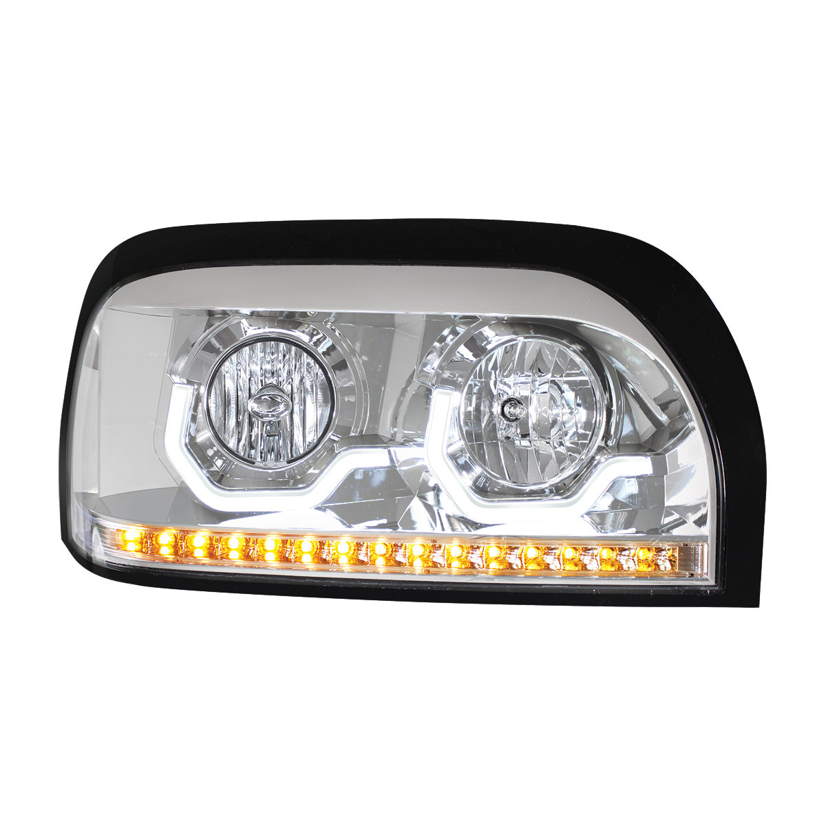 Freightliner Century 1996-2010 Headlight with LED Turn LED Position Light Bar