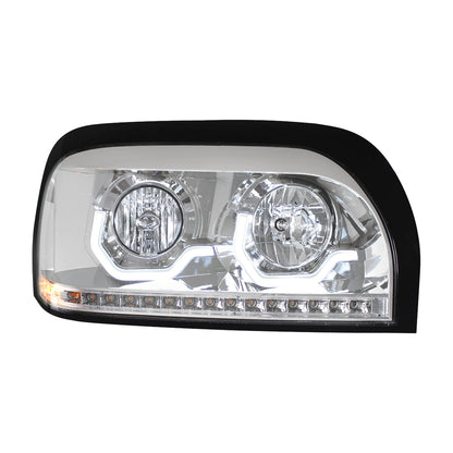 Freightliner Century 1996-2010 Headlight with LED Turn LED Position Light Bar