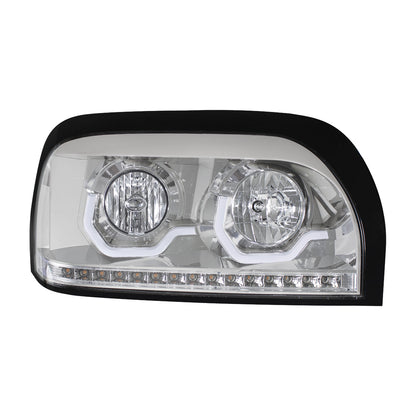 Freightliner Century 1996-2010 Headlight with LED Turn LED Position Light Bar