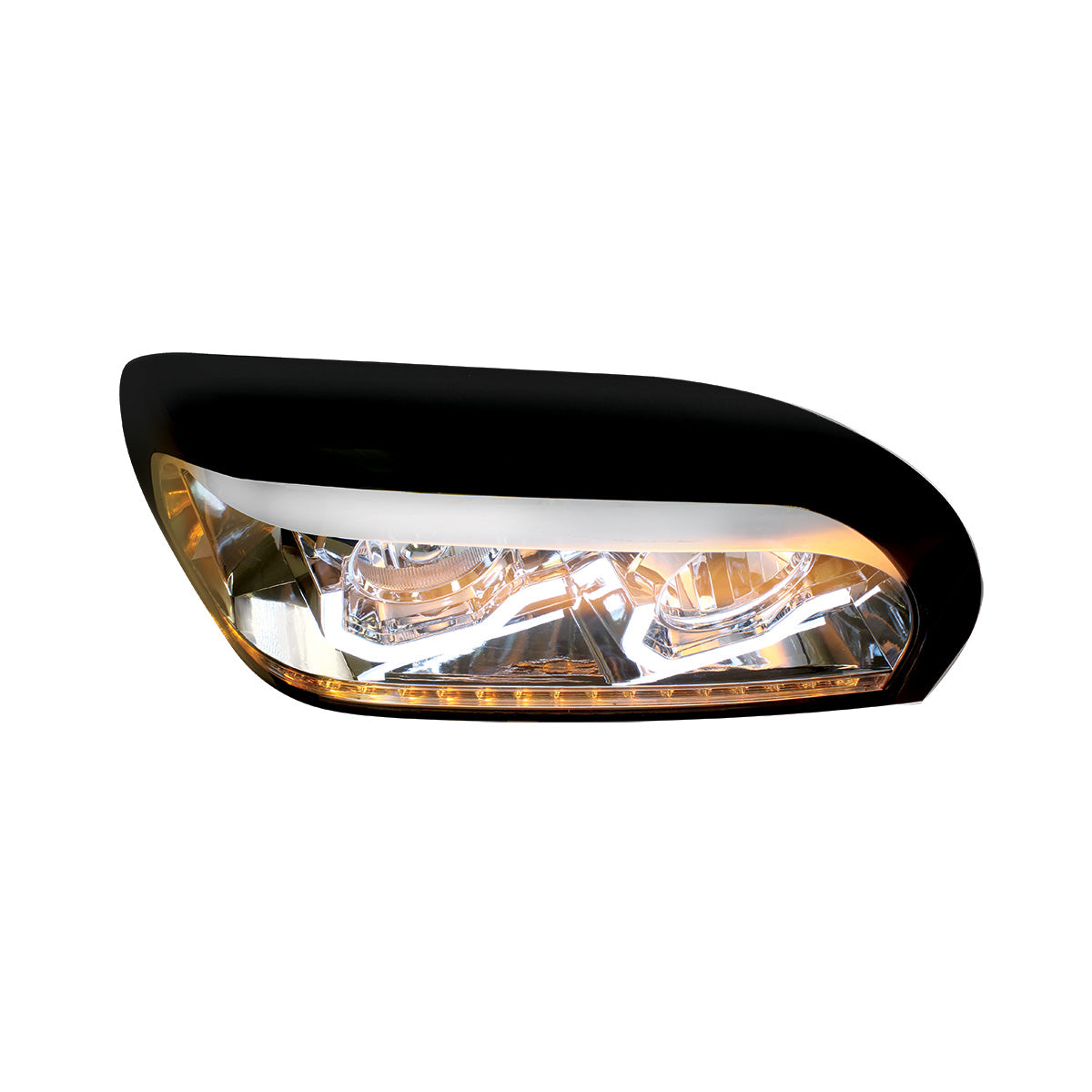 Freightliner Century 1996-2010 Headlight with LED Turn LED Position Light Bar