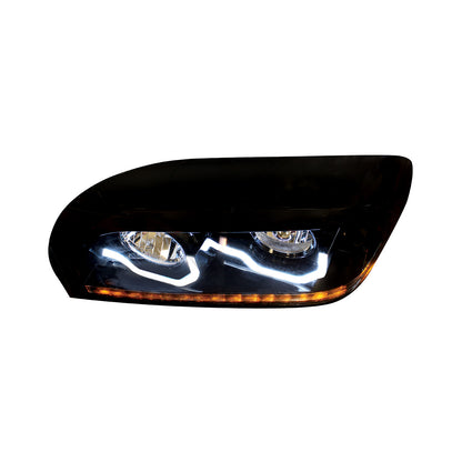 Freightliner Century 1996-2010 Headlight with LED Turn LED Position Light Bar