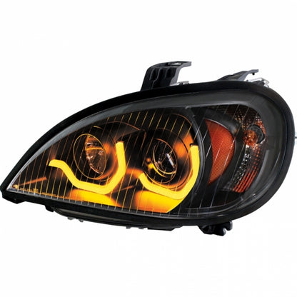 Freightliner Columbia 2001-2020 Projection Headlight with Turn Signal and Dual Function LED Position Light Bars