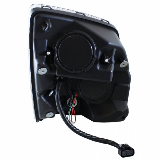 Volvo VN/VNL 2003-2017 Projection Headlight with Amber LED Light Bars