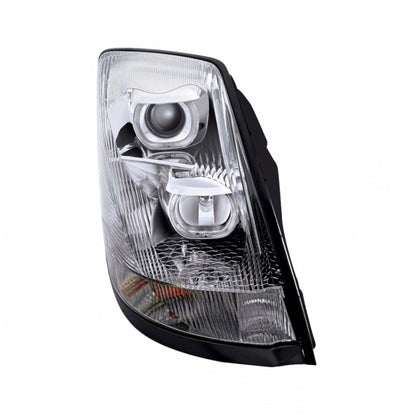 Volvo VN/VNL 2003-2017 Projection Headlight with Amber LED Light Bars