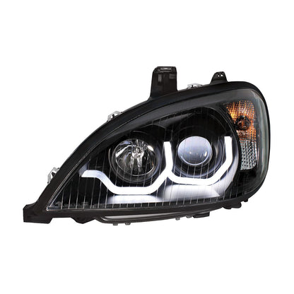 Freightliner Columbia 2001-2020 Projection Headlight with Turn Signal and Single Function LED Position Light Bars
