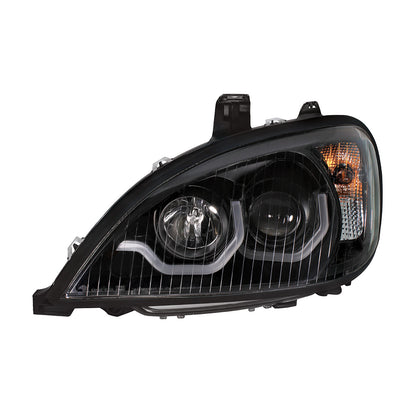 Freightliner Columbia 2001-2020 Projection Headlight with Turn Signal and Single Function LED Position Light Bars