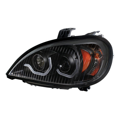 Freightliner Columbia 2001-2020 Projection Headlight with Turn Signal and Single Function LED Position Light Bars