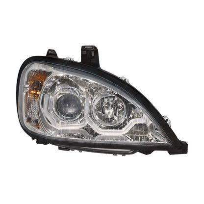 Freightliner Columbia 2001-2020 Projection Headlight with Turn Signal and Single Function LED Position Light Bars
