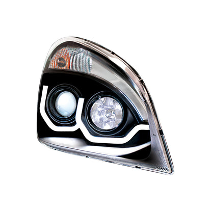 Freightliner Cascadia 2008-2017 Projection Headlight with LED Position Light Bars