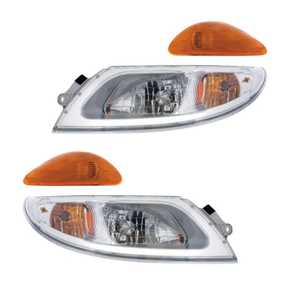 International Durastar and MV Headlight with Turn Signal Light and Rear Facing Turn Signal Light