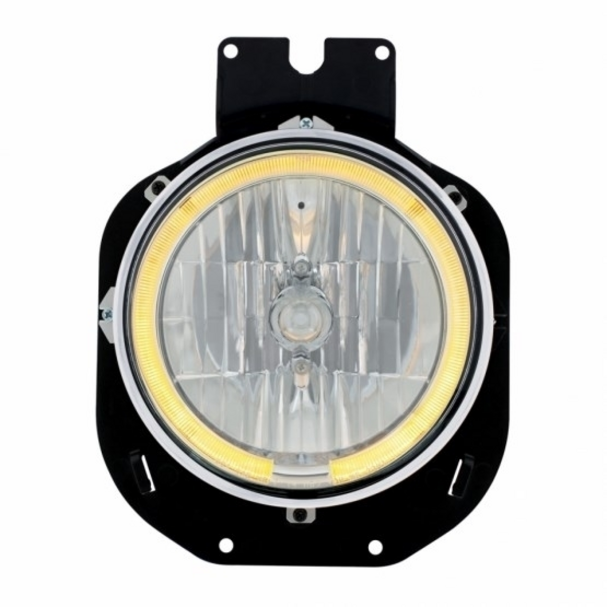 Freightliner Century 1996-2005 Crystal Headlight with LED Halo Ring