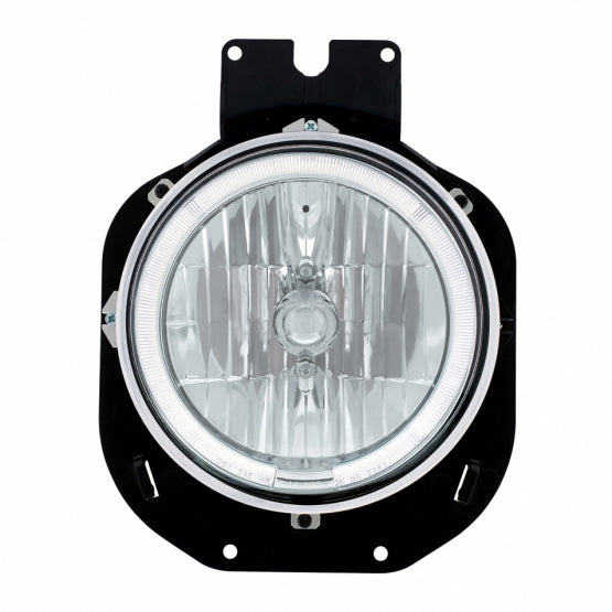 Freightliner Century 1996-2005 Crystal Headlight with LED Halo Ring