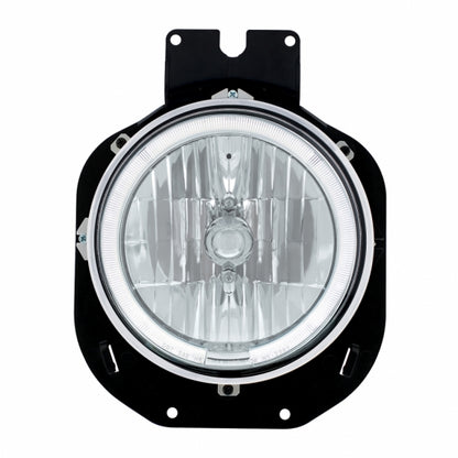 Freightliner Century 1996-2005 Crystal Headlight with LED Halo Ring