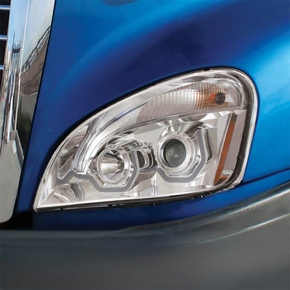 Freightliner Cascadia 2008-2017 Projection Headlight with LED Position Light Bars