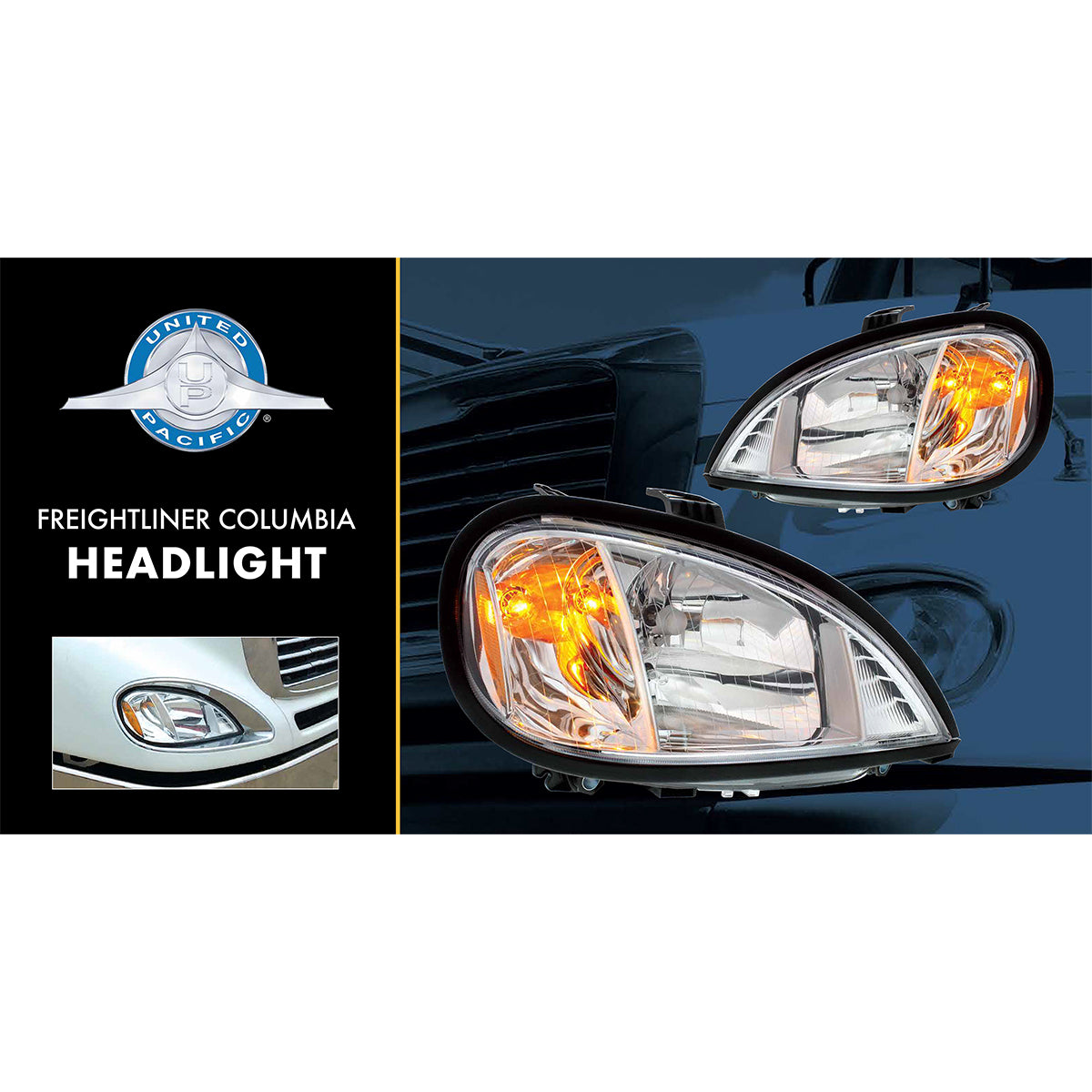 Freightliner Columbia 2005-2020 Halogen Headlight