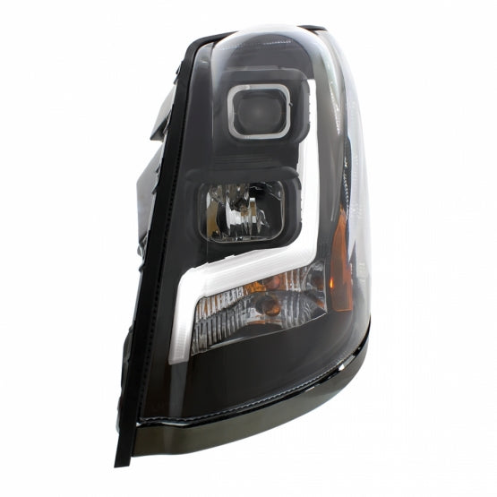 Volvo VN/VNL 2003-2017 Projection Headlight with LED Position Light Bar