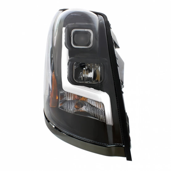 Volvo VN/VNL 2003-2017 Projection Headlight with LED Position Light Bar