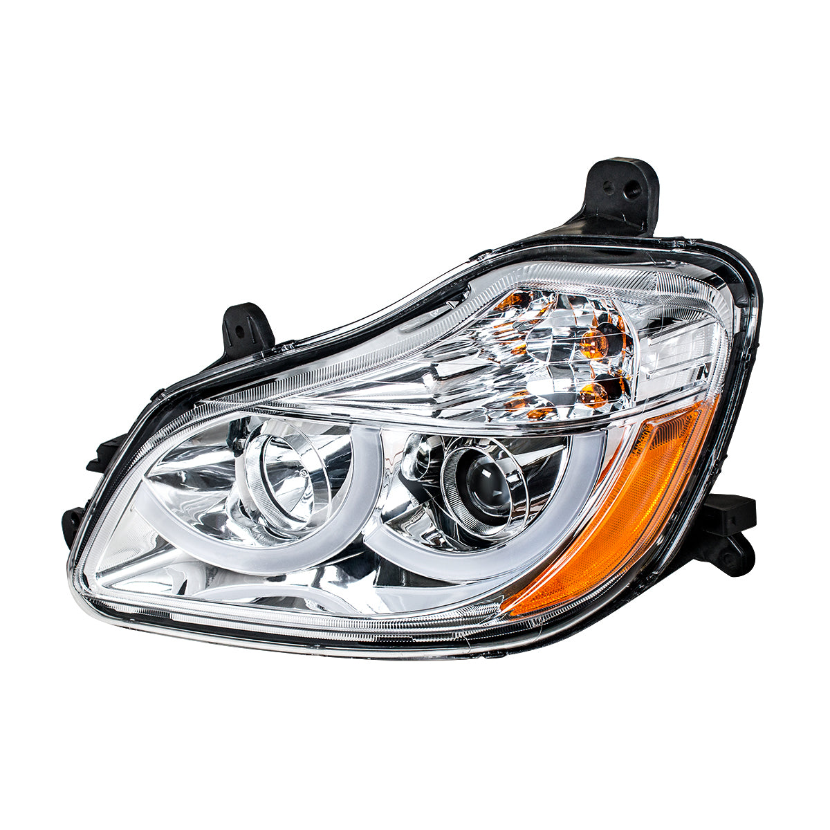 Kenworth T680 Halogen Projection Headlight with Halogen Turn and LED Position Light