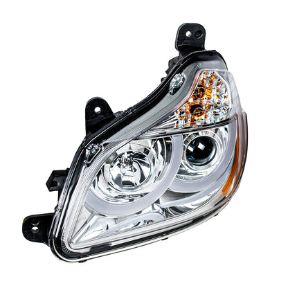 Kenworth T680 Halogen Projection Headlight with Halogen Turn and LED Position Light