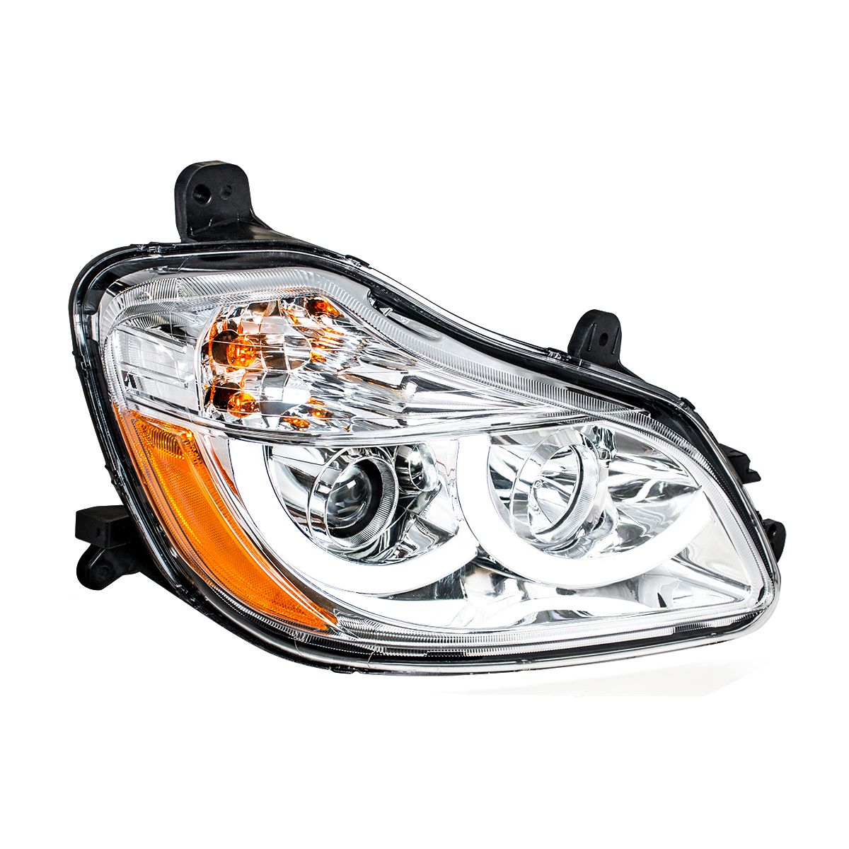 Kenworth T680 Halogen Projection Headlight with Halogen Turn and LED Position Light