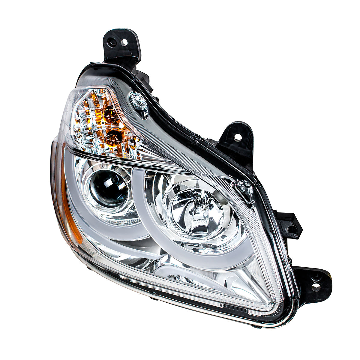 Kenworth T680 Halogen Projection Headlight with Halogen Turn and LED Position Light