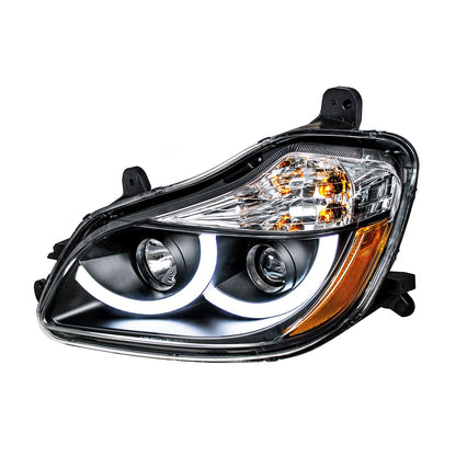 Kenworth T680 Halogen Projection Headlight with Halogen Turn and LED Position Light