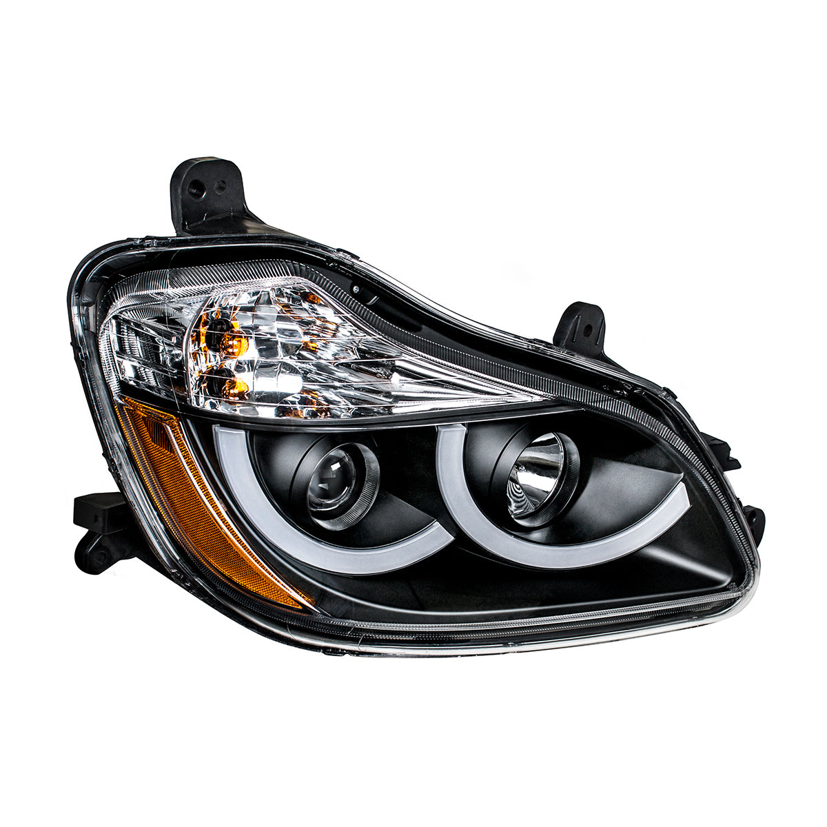 Kenworth T680 Halogen Projection Headlight with Halogen Turn and LED Position Light