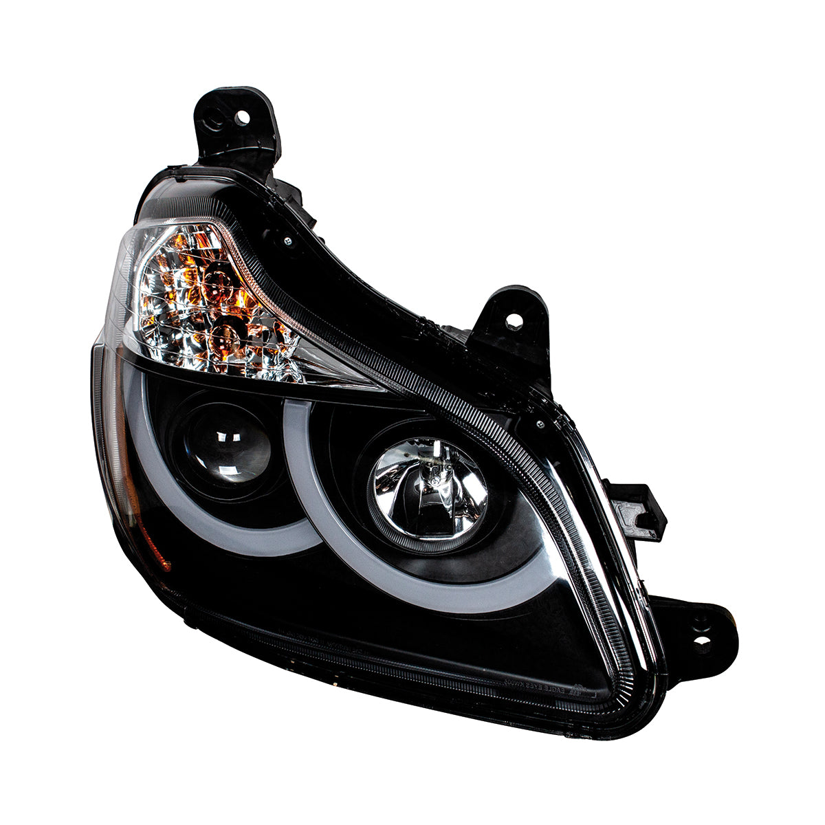 Kenworth T680 Halogen Projection Headlight with Halogen Turn and LED Position Light