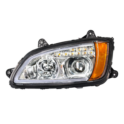 Kenworth T440, T470, T660 Projection Headlight with LED Turn and LED Position Light
