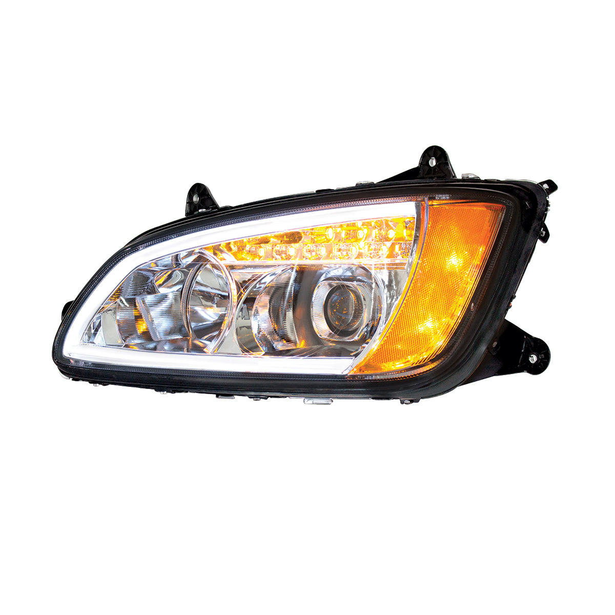 Kenworth T440, T470, T660 Projection Headlight with LED Turn and LED Position Light