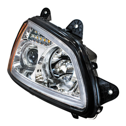 Kenworth T440, T470, T660 Projection Headlight with LED Turn and LED Position Light