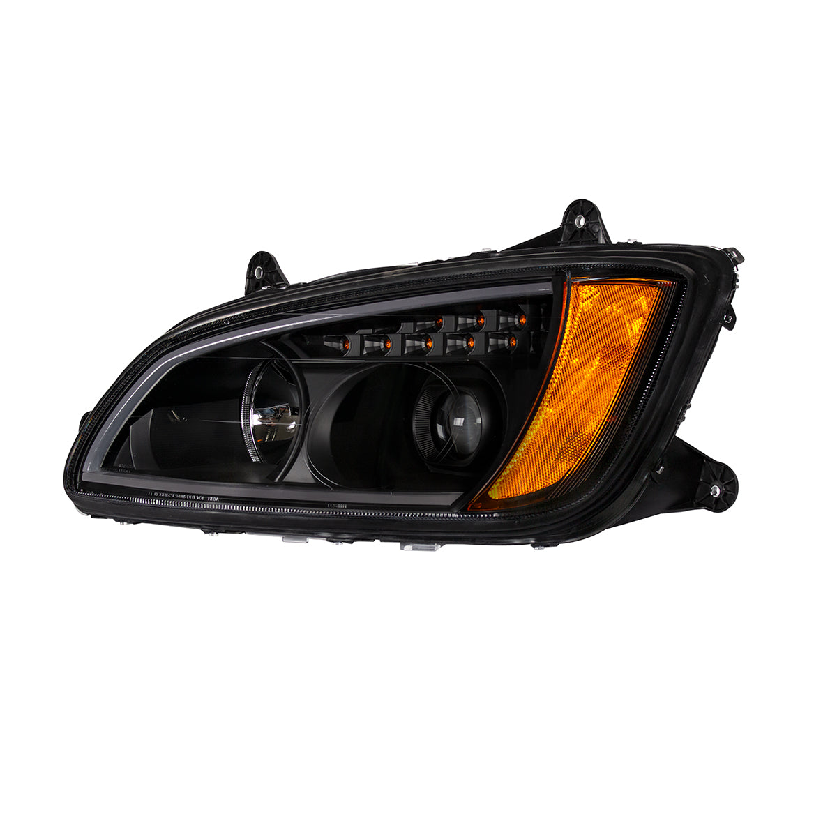Kenworth T440, T470, T660 Projection Headlight with LED Turn and LED Position Light