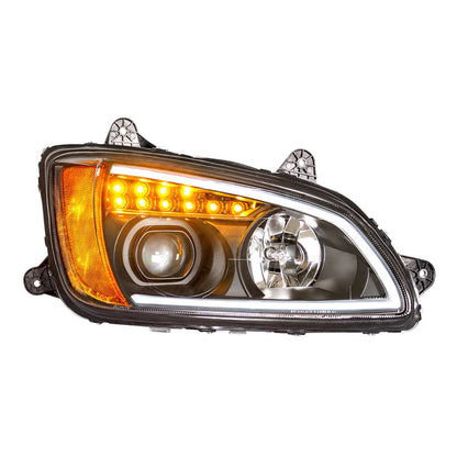 Kenworth T440, T470, T660 Projection Headlight with LED Turn and LED Position Light