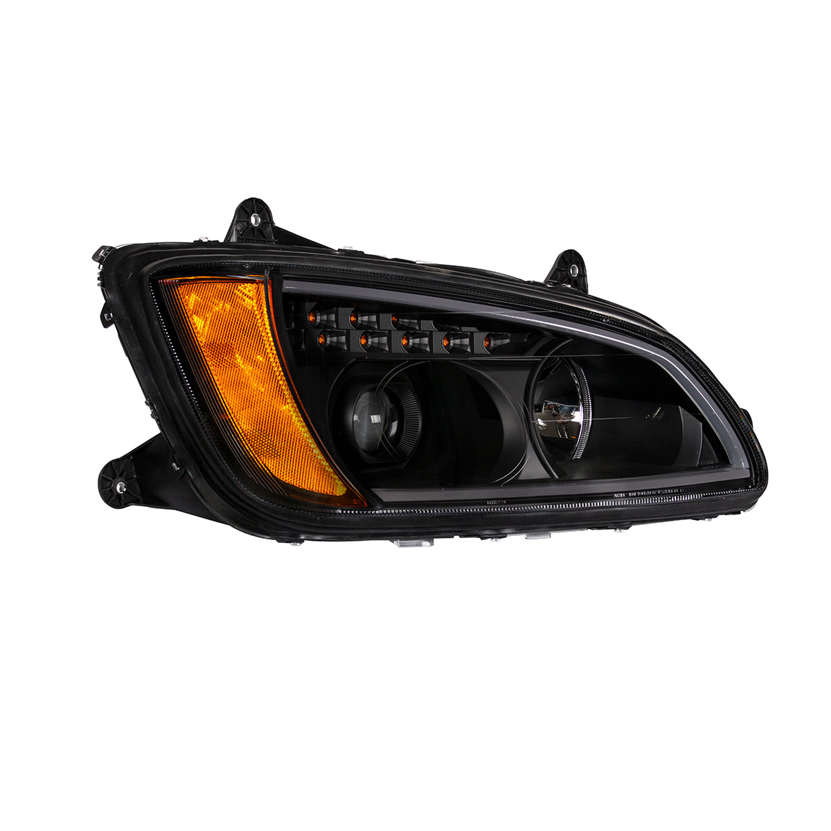 Kenworth T440, T470, T660 Projection Headlight with LED Turn and LED Position Light