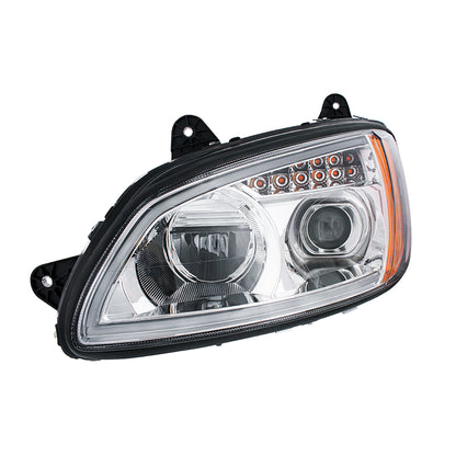 Kenworth T440, T470, T660 LED Projection Headlight with 12 LED Turn and 40 LED Position Light