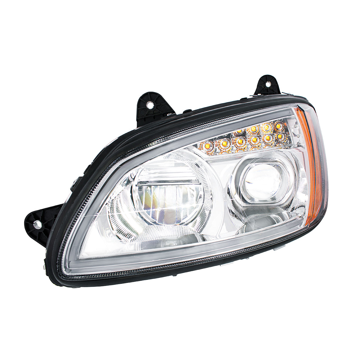 Kenworth T440, T470, T660 LED Projection Headlight with 12 LED Turn and 40 LED Position Light