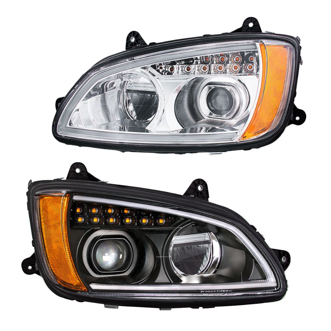 Kenworth T440, T470, T660 LED Projection Headlight with 12 LED Turn and 40 LED Position Light