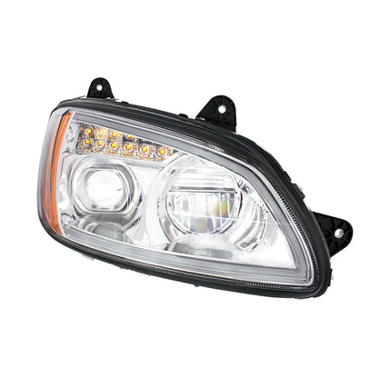 Kenworth T440, T470, T660 LED Projection Headlight with 12 LED Turn and 40 LED Position Light