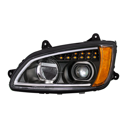 Kenworth T440, T470, T660 LED Projection Headlight with 12 LED Turn and 40 LED Position Light