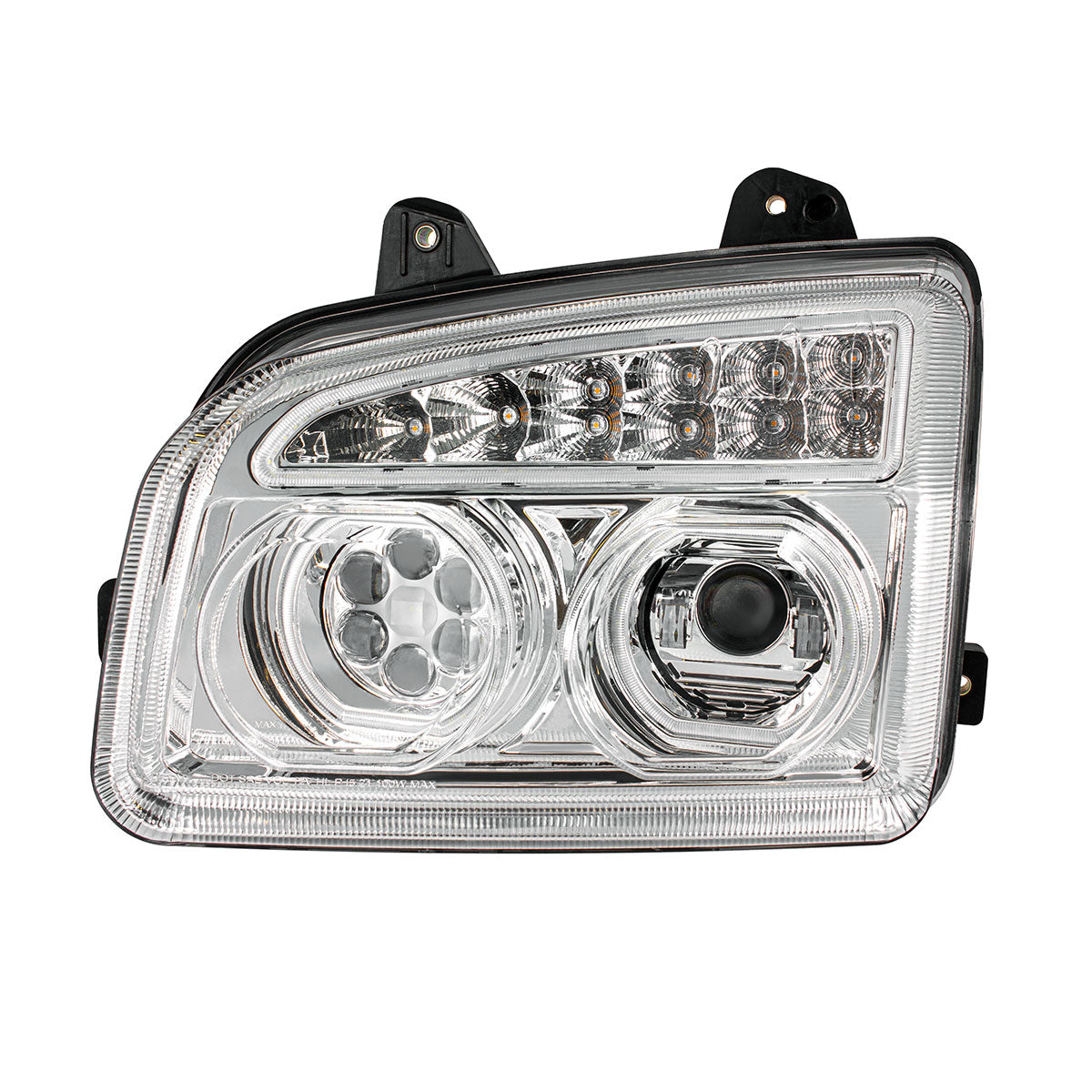 Kenworth T880 11 LED Headlight with 10 LED Turn and 202 LED Halo Daytime Running Light