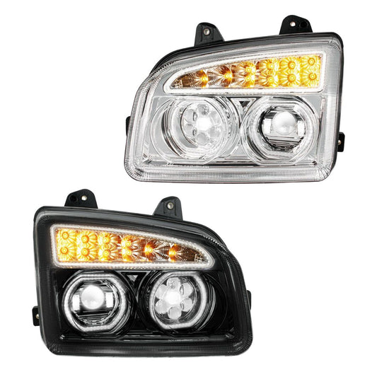 Kenworth T880 11 LED Headlight with 10 LED Turn and 202 LED Halo Daytime Running Light