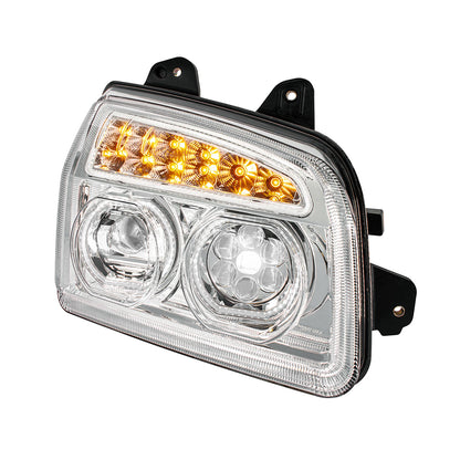 Kenworth T880 11 LED Headlight with 10 LED Turn and 202 LED Halo Daytime Running Light