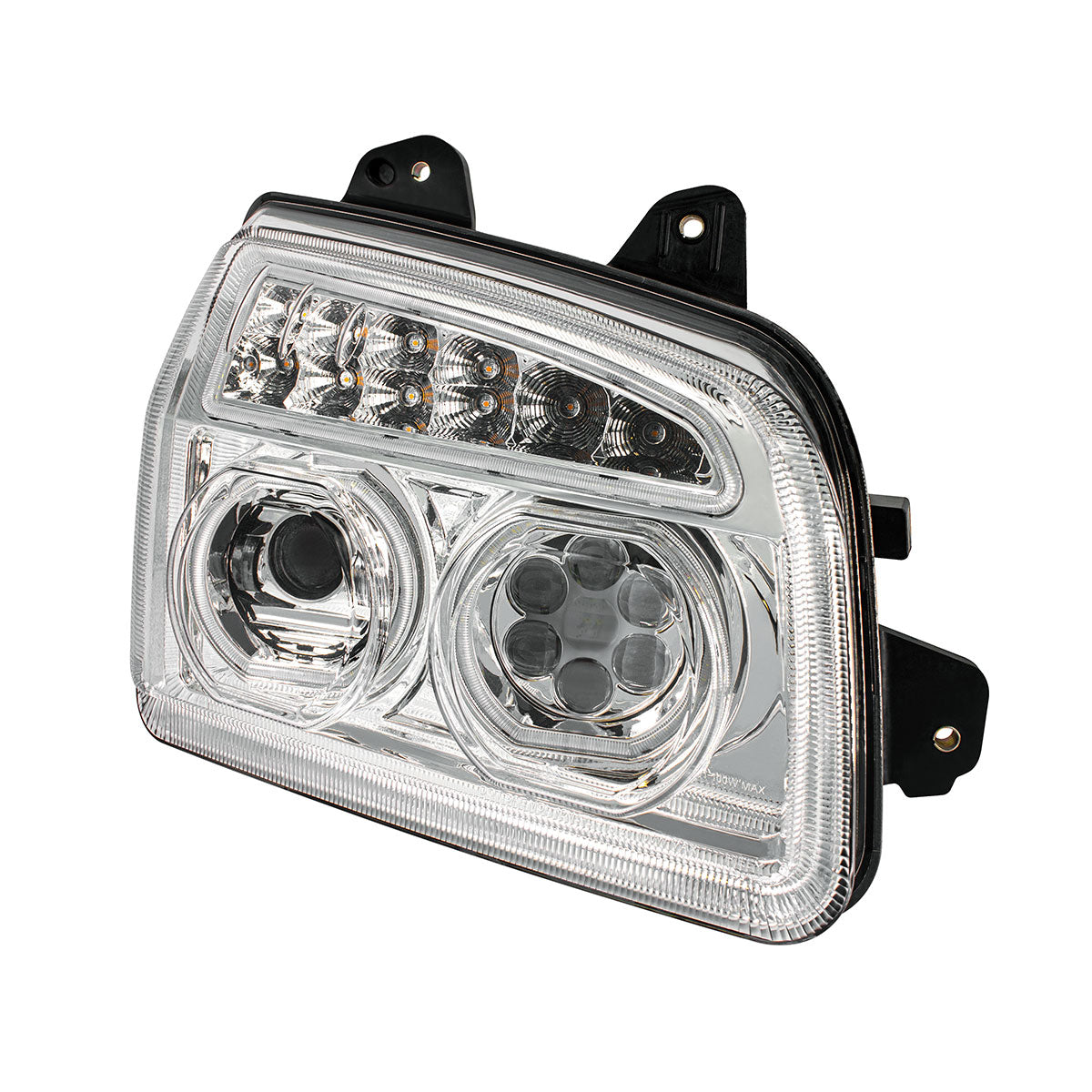 Kenworth T880 11 LED Headlight with 10 LED Turn and 202 LED Halo Daytime Running Light